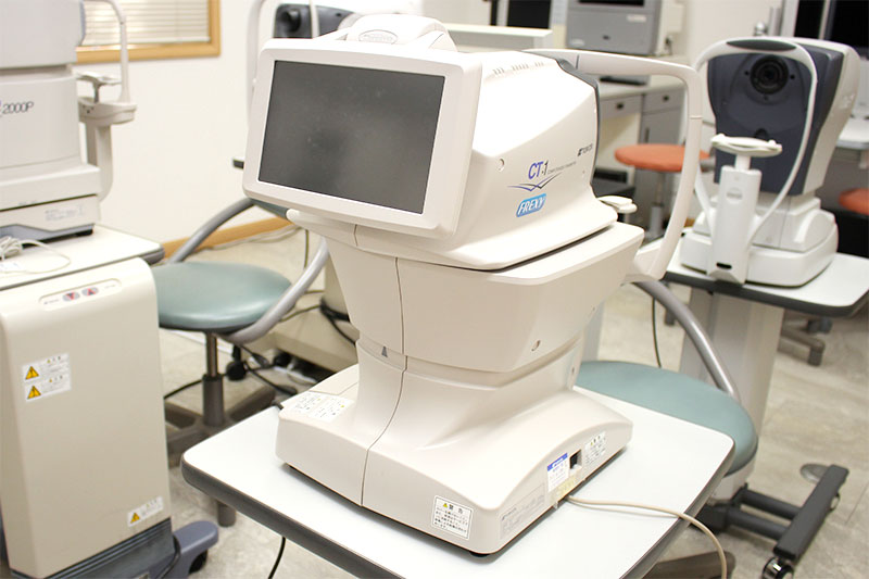 眼圧の検査装置